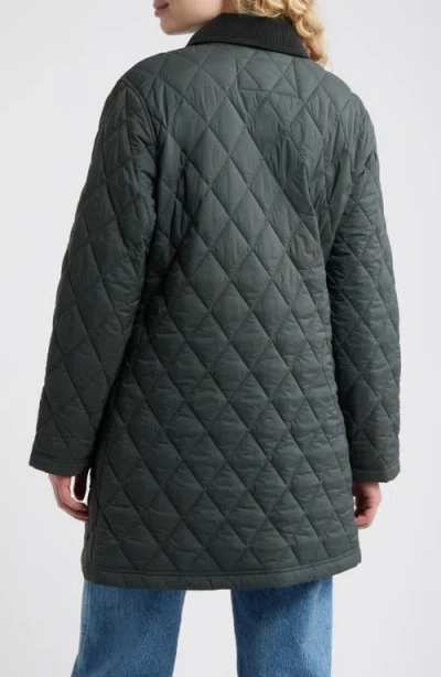 Pendleton Sun River Quilted Field Coat In Green