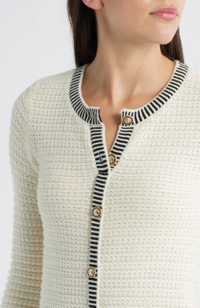 Zoe And Claire Long Sleeve Structured Midi Sweater Dress In Neutral