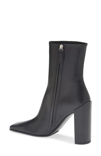 Alaïa Square Calfskin Leather Ankle Boots In Multi