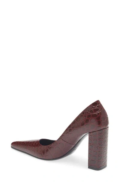 Alaïa Show Pointed Toe Lizard Embossed Pump In Animal Print