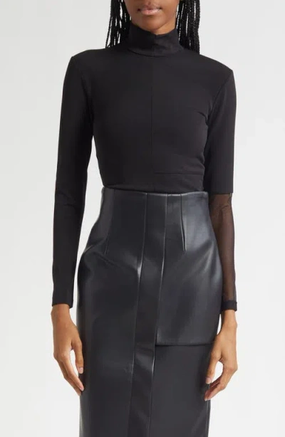 Israella Kobla Elvia Turtleneck Top In Black