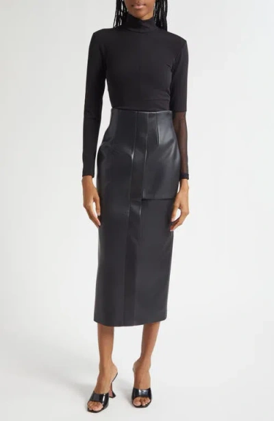 Israella Kobla Elvia Turtleneck Top In Black