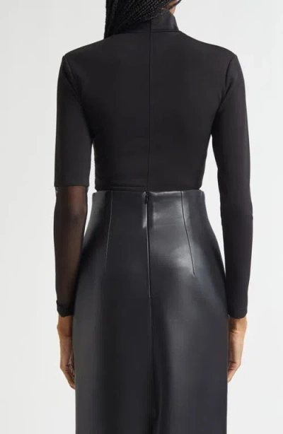 Israella Kobla Elvia Turtleneck Top In Black