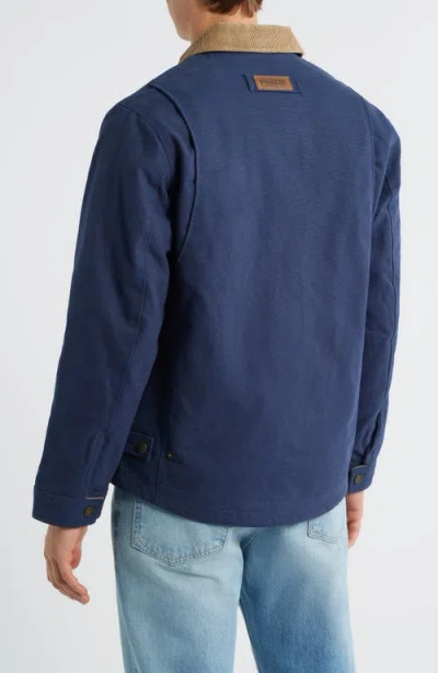 Pendleton Tahoma Canvas Trucker Jacket In Blue