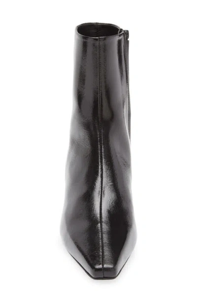 Totême Toteme Slim Kitten Heel Pointed Toe Bootie In Black