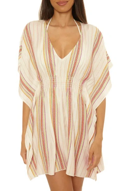 Bca By Rebecca Virtue Radiance Woven Cover-up Tunic In Multi