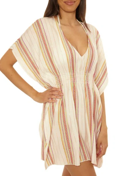 Bca By Rebecca Virtue Radiance Woven Cover-up Tunic In Multi