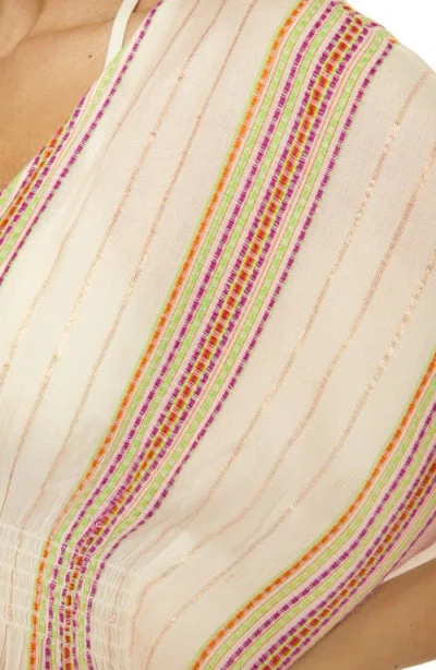 Bca By Rebecca Virtue Radiance Woven Cover-up Tunic In Multi