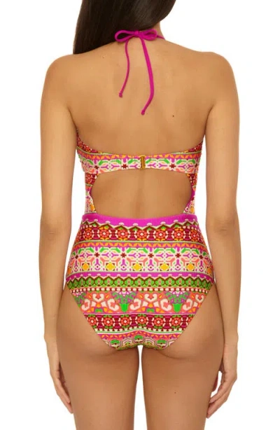 Bca By Rebecca Virtue Moroccan Tile One-piece Swimsuit In Multi