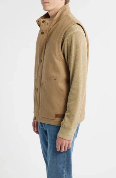 Pendleton Pine Grove Canvas Vest In Brown