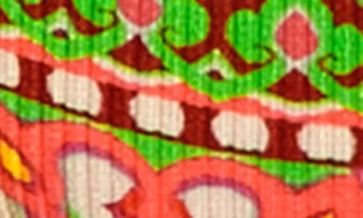 Bca By Rebecca Virtue Moroccan Tile Hipster Bikini Bottoms In Pink