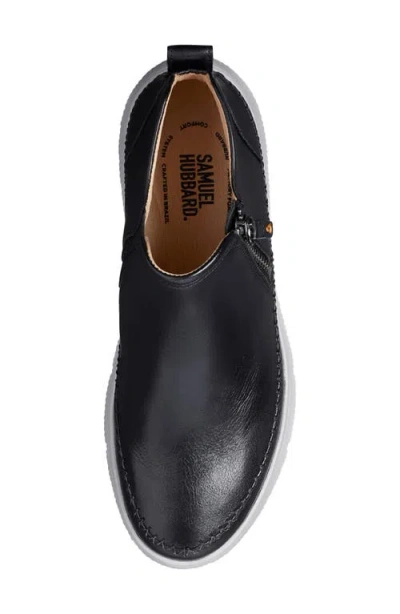 Samuel Hubbard Featherlight Laguna Zip Sneaker In Black