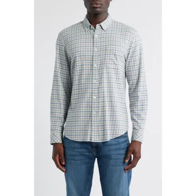 Rails Vance Button Down Shirt Charcoal Blue Check In Multi