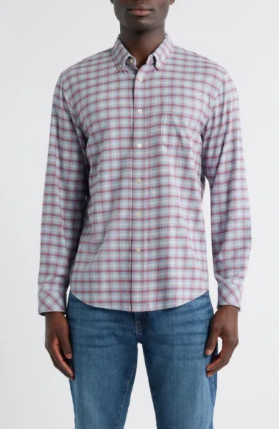 Rails Vance Shadow Check Cotton Blend Button-down Shirt In Multi