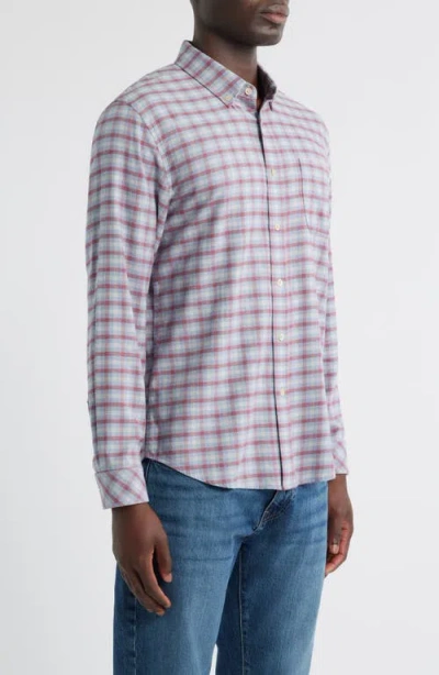 Rails Vance Shadow Check Cotton Blend Button-down Shirt In Multi