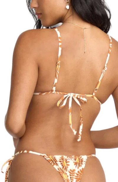 Billabong Fresh Daze Mini Triangle Bikini Top In White