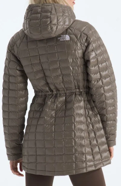 The North Face Women's Thermoball Hooded Parka Jacket In Green