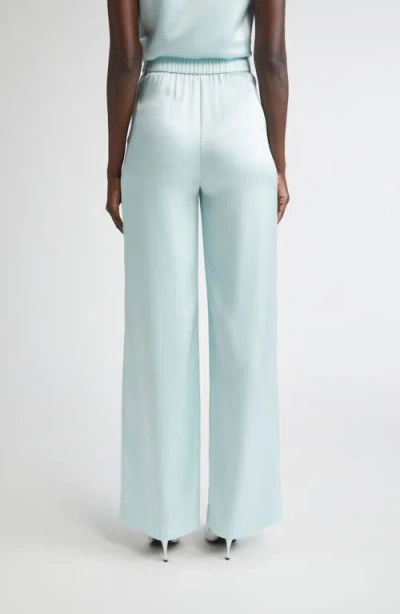 St John St. John Kate Liquid Satin Pants In Blue