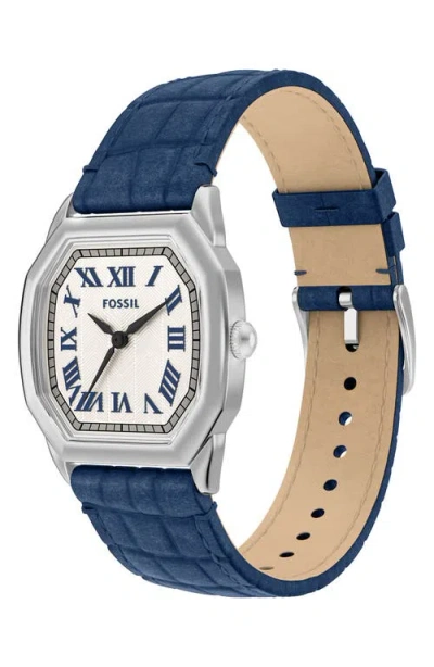 Fossil Harlow Watch, 27mm In Blue