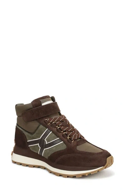 Veronica Beard Valentina Hi Sneaker In Green
