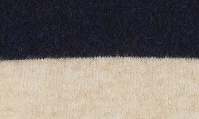 Weekend Max Mara Striped Long Sleeve Crew Neck Sweater In Multi