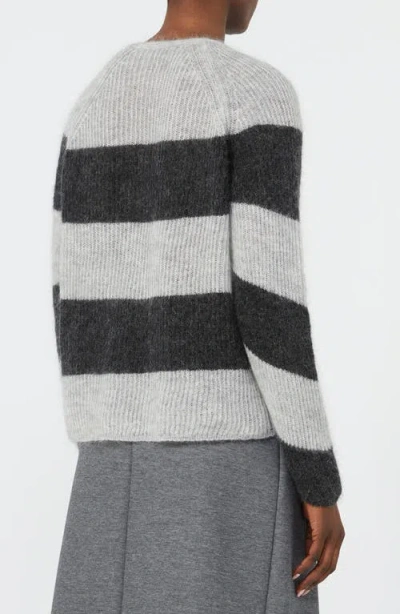 Mm By Max Mara Ricetta Stripe Mohair & Wool Blend Sweater In Multi