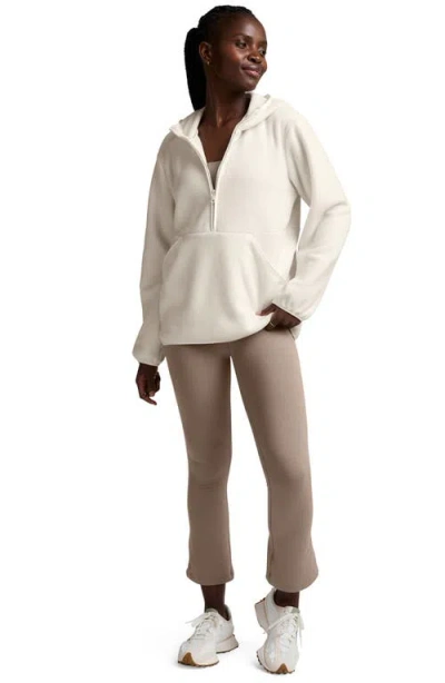 Beyond Yoga Explorer Half Zip Sweatshirt In White