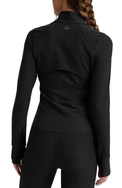 Beyond Yoga Space Dye Trails Active Jacket In Black
