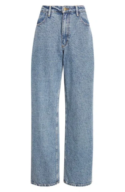 Tanner Fletcher Gender Inclusive Sid Lace Loop Straight Leg Carpenter Jeans In Blue