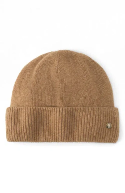 Helen Kaminski Vivian Cashmere Cuff Beanie In Brown