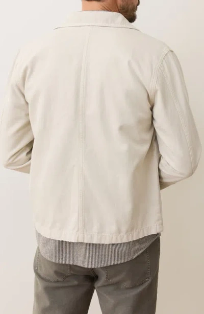 Marine Layer Patrick Canvas Overshirt In Neutral