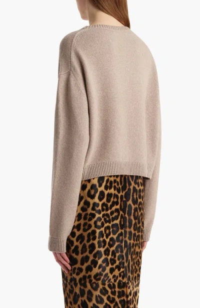 Khaite Marguax Cashmere Sweater In Gray