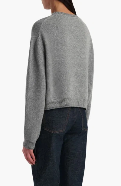 Khaite Nera Cashmere Sweater In Gray