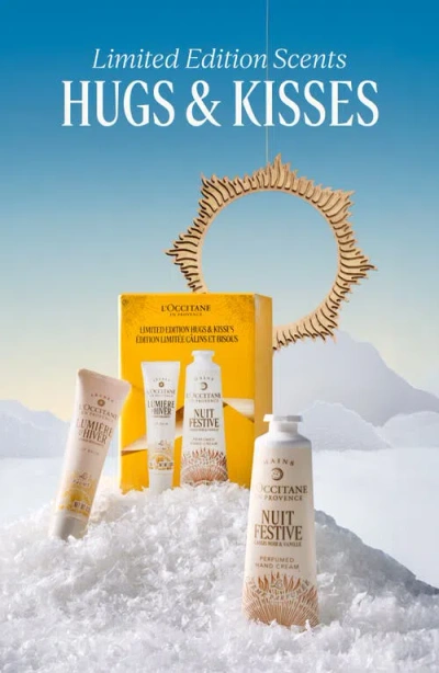 L'occitane Hugs & Kisses Hand Cream & Lip Balm Set (nordstrom Exclusive) $26 Value In Transparent