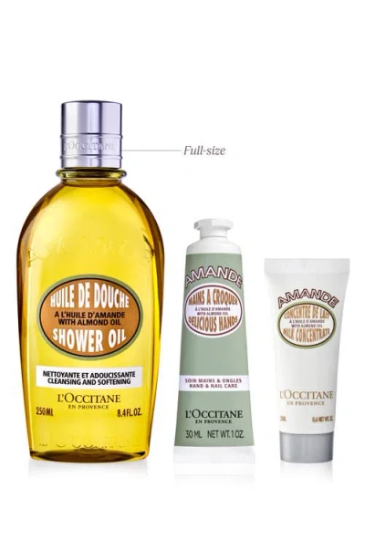 L'occitane Always & Forever Almond Gift Set (limited Edition) (nordstrom Exclusive) $48 Value In Transparent