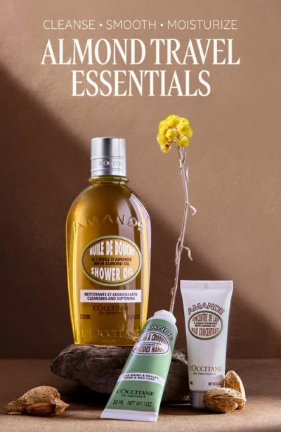 L'occitane Always & Forever Almond Gift Set (limited Edition) (nordstrom Exclusive) $48 Value In Transparent