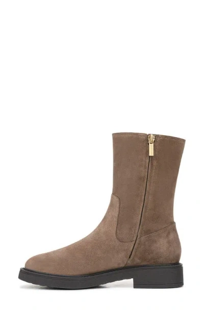 Veronica Beard Creswell Shearling Mid-calf Boot In Animal Print