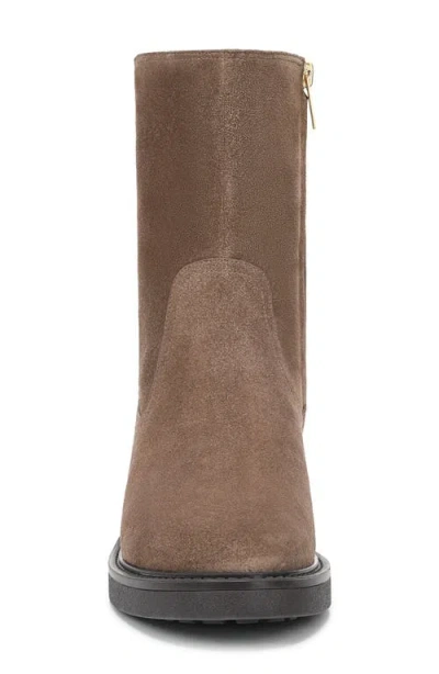 Veronica Beard Creswell Shearling Mid-calf Boot In Animal Print