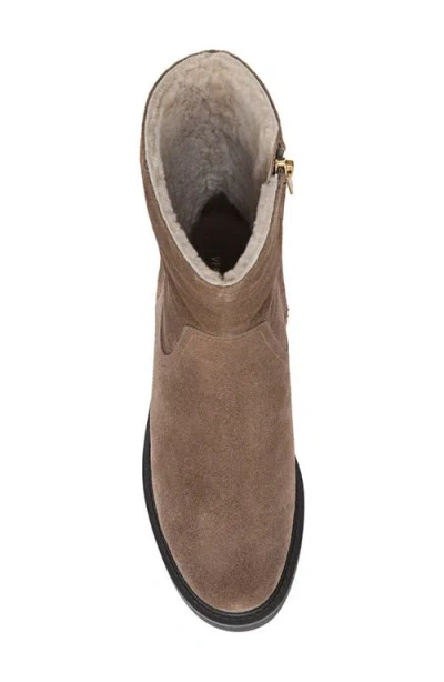 Veronica Beard Creswell Shearling Mid-calf Boot In Animal Print