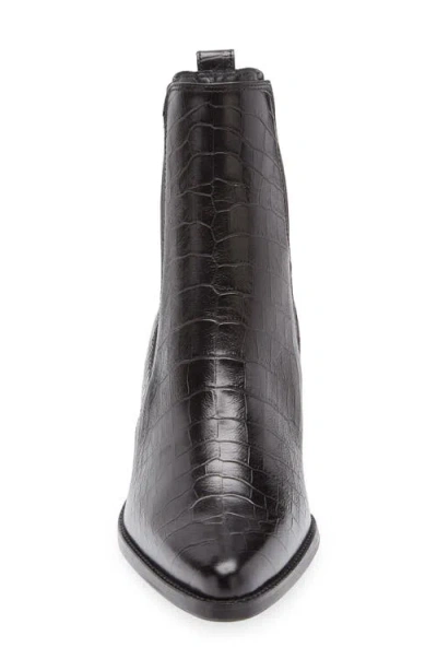 Paul Green Cojo Pointed Toe Chelsea Boot In Black