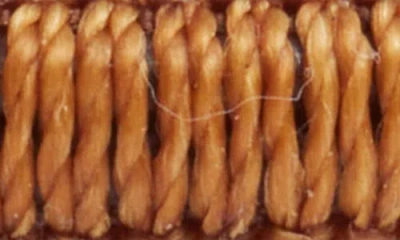 Caputo & Co Macramé Adjustable Bracelet In Brown