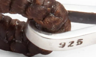 Caputo & Co Macramé Bracelet In Multi