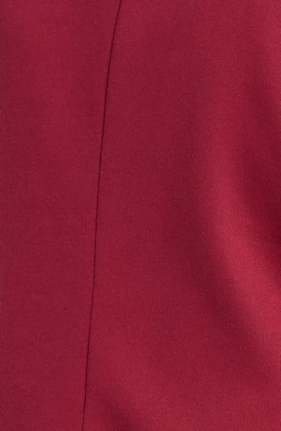 Gibsonlook Inverted Notch Collar Cotton Blend Blazer In Red