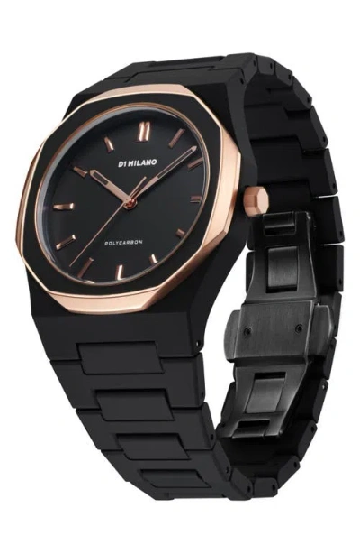 D1 Milano Polycarbon 40.5 Mm Watch In Black