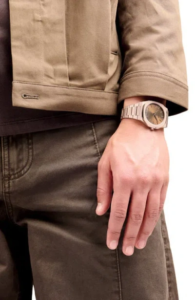 D1 Milano Ultra Thin 40mm In Brown/silver