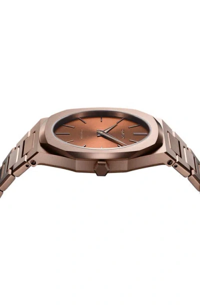 D1 Milano Ultra Thin 40mm In Brown/silver