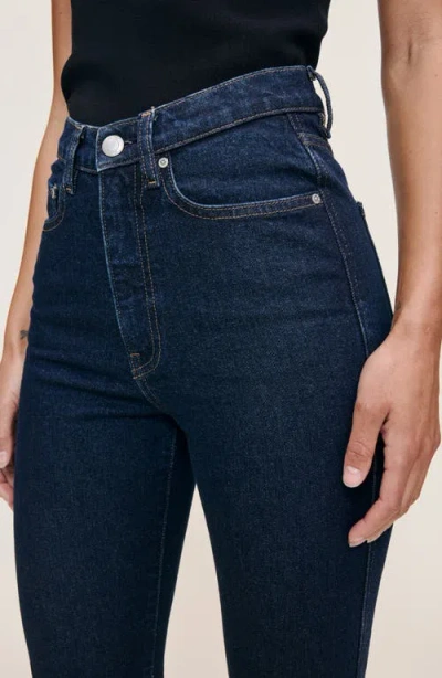 Dl1961 Kristy Sculptsystem High Rise Cigarette Jeans In North Beach In Blue