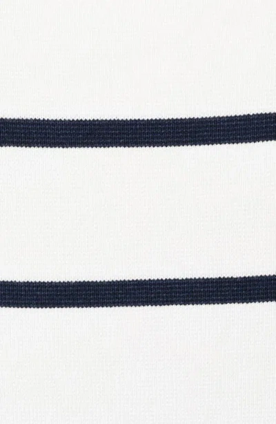 Mango Fine-knit Boat-neck Sweater Ecru In White