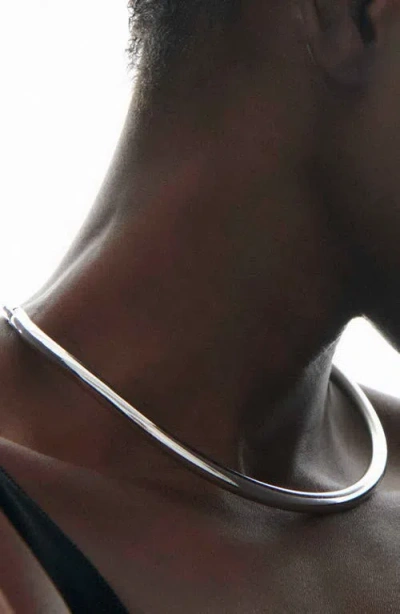 Demarson Miley 2.0 Collar Necklace In Silver