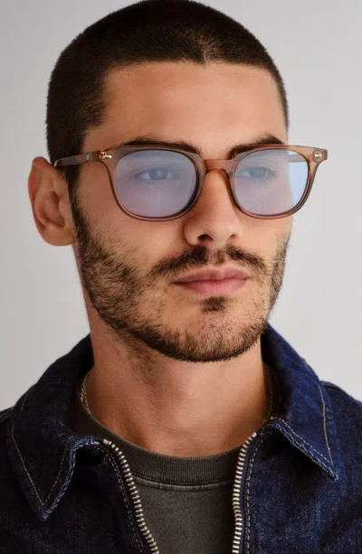 Le Specs Le Resolu 51mm D-frame Sunglasses In Brown